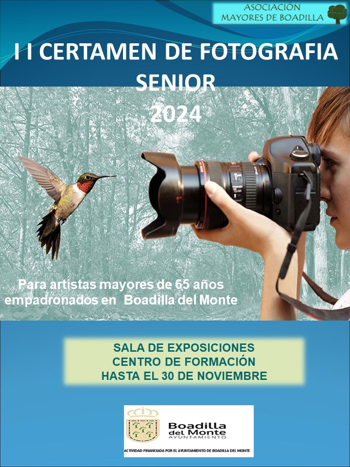 EXPOSICIN DE FOTOGRAFA SENIOR 2024 (5 AL 30 NOV)